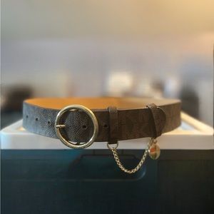 Michael Kors Brown Belt with Gold Accents // Small